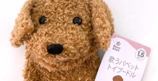 歌うパペットトイプードルさん